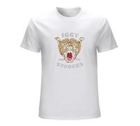 SHUANG YUE Iggy and The Stooges Cheetah Men S-23 T-Shirt T-Shirt WhiteXXL