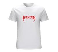 SHUANG YUE Men's Benediction Band Death Metal Band Men's T-Shirt T-Shirt WhiteM