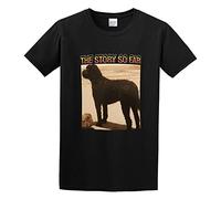 SHUANG YUE Story So Far Dog Standard Comfortable Punk Camping Crazy T-Shirt Black M