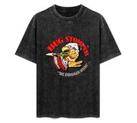 SHUANGJIEPAPER HENGMIAO Alien Bug Stomper We Endanger Species Tshirt Pullover 100% Cotton Long Sleeve Crewneck Unisex Sweatshirts T-Shirt Black XL