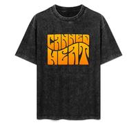 SHUANGJIEPAPER Keling Men's Canned Heat T T-Shirt Black 3XL