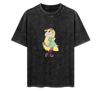 SHUANGJIEPAPER Men's Starvtfoe Star Vs. The Forces of Evil Star Butterfly T-Shirt Black L