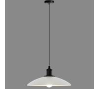 SHUANGZ Abat-jour Raffiné, Suspension Moderne En Métal Blanc Mat, Lustre De Style Scandinave Pour Salle À Manger, Restaurant, Salle De Bain, Suspension Décorative Pour La Maison