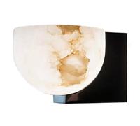 SHUANGZ Applique Murale En Forme De Bol, Abat-jour Moderne En Marbre, Éclairage LED Style Japonais Wabi-Sabi, Luminaire Idéal Pour Une Maison De Campagne, Un Hall D'entrée, Un Couloir Ou Une Entrée