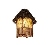 SHUANGZ Lustre D'intérieur En Rotin, Luminaire Rustique Rétro