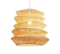 SHUANGZ Lustre Rustique En Rotin, Plafonnier D'entrée, Douille E26