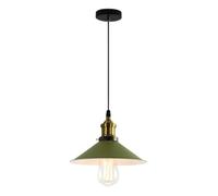 SHUANGZ Petite Suspension Nordique E26 Lustre Réglable En Métal Pour Îlot De Cuisine Élégante Lampe Française Abat-jour Suspendu 1 Luminaire Pour Chambre, Table À Manger, Bar, E26
