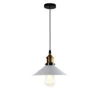 SHUANGZ Petite Suspension Nordique E26 Lustre Réglable En Métal Pour Îlot De Cuisine Élégante Lampe Française Abat-jour Suspendu 1 Luminaire Pour Chambre, Table À Manger, Bar, E26