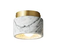 SHUANGZ Plafonnier E26/27 Plafonnier Design Abat-Jour en Marbre Nordique Décoration De Lumière D'allée De Lumière De Couloir Luminaire Facile À Installer Montage Semi-encastré (Vert)