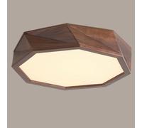 SHUANGZ Plafonnier Encastré En Bois Avec Télécommande, Luminaire Moderne De Style Médiéval Pour Salle De Bain, Chambre Ou Couloir, Économie D'énergie, 42 Cm (16,5 Po).