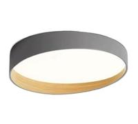 SHUANGZ Plafonnier LED Encastré Luminaire Finition Métal 15,7 Pouces 30 W Ultra-Mince, Variateur Tricolore Plafonnier avec Abat-Jour en Acrylique pour Éclairage De Chambre/Cuisine