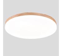 SHUANGZ Plafonnier Moderne À Intensité Variable, Veilleuse 2000K, 3000K-6500K, Lampe LED Acrylique Près Du Plafond, Pour Chambres Et Bureaux, Décoratif En Bois, Avec Télécommande.