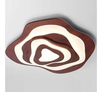 SHUANGZ Plafonnier Multicouche Discret 29 W Filaire Lampe De Plafond LED Élégante En Bois Et Acrylique Chambres, Bureaux, Salons, Salles À Manger Modernes Et Minimalistes