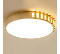 SHUANGZ Plafonniers Encastrés À DEL Ronds De 40 Cm (15,7 Po) Luminaires Modernes Avec Télécommande, Pour Chambre, Cuisine, Couloir, Buanderie