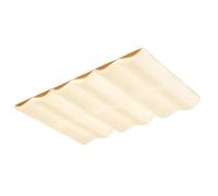 SHUANGZ Plafonniers LED Minimalistes Modernes Design Avec Bordure En Bois Et Luminaires En Acrylique Encastrés Intensité Variable Pour Chambre Et Salon Luminaire Encastré Carré