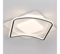 SHUANGZ Plafonniers LED Minimalistes Modernes Éclairage Latéral Sous Avant-toit, Luminaire Encastré Pour Buanderie, Couloir, Cuisine Design Carré, Éclairage À Intensité Variable, Économie D'énergie