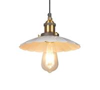 SHUANGZ Plafonniers Suspendus Style Milieu Du Siècle Petit Luminaire Suspendu Blanc Luminaires De Cuisine Rustiques Luminaires De Plafond Industriels Pour Restaurant, Bar, Bureau, Entrée