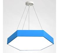 SHUANGZ Suspension créative pour jardin d'enfants Lustre moderne et coloré Plafonnier suspendu réglable pour salon, cuisine, hall d'entrée