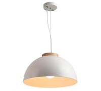 SHUANGZ Suspension De Style Danois, Lampe Décorative De Café Lampe Suspendue Semi-circulaire Avec Abat-jour En Aluminium Suspension Blanche Minimaliste Pour Maison, Ferme, Salle À Manger, Chambre