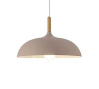 SHUANGZ Suspension Élégance Suspension À Poignée en Bois Lustre Abat-Jour en Métal Luminaire Suspendu pour Lampes Nordiques De Magasin De Thé Au Lait De Café De Personnalité Créative