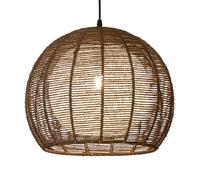 SHUANGZ Suspension En Corde Chanvre Marron 50 Cm - Lustre Vintage Au Design