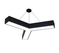 SHUANGZ Suspension LED, Luminaire Semi-encastré Plafonnier Suspendu En Métal Minimaliste Moderne Lustre Suspendu Réglable Pour Salon, Chambre, Salle À Manger À Haut Plafond
