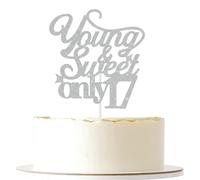 ShuanQ Young & Sweet Only 17 Décoration de gâteau