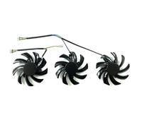 SHUAPOZ 87MM T129215SU pour PNY RTX4070ti 4070ti S pour Carte Graphique Verto Triple Ventilateur OC(Set of Three Fans)