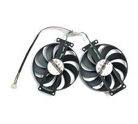 SHUAPOZ FDC10H12S9-C T129215SU 0.45A 6Pin pour RTX 2060 Ventilateur GPU pour ASUS pour GTX 1660 1660Ti Dual Evo OC RTX2070 Refroidissement de la Carte Graphique(FDC10H12S9-C)