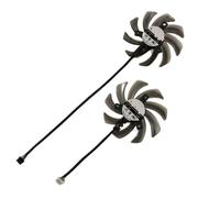 SHUAPOZ Lot de 2 Ventilateurs Carte Graphique PNY FDC10H12S9-C pour GeForce RTX 2070 Super 8 Go XLR8 Gaming Overclocked Edition(Type B FDC10H12S9C)