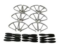 SHUAPOZ pour Drone 4DRC V9 4D-V9 pour pièce de Rechange Pale d'hélice/Cadre Protection Batterie Chargeur USB Bras Moteur Accessoire Replacement Parts(Set 04)