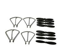 SHUAPOZ pour Drone 4DRC V9 4D-V9 pour pièce de Rechange Pale d'hélice/Cadre Protection Batterie Chargeur USB Bras Moteur Accessoire Replacement Parts(Set 01)
