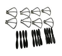 SHUAPOZ pour Drone 4DRC V9 4D-V9 pour pièce de Rechange Pale d'hélice/Cadre Protection Batterie Chargeur USB Bras Moteur Accessoire Replacement Parts(Set 03)