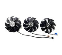 SHUAPOZ pour EVGA pour GeForce RTX3060ti 3070 3070ti 3080 3080ti XC3 Noir/Ultra Ventilateur de Carte Graphique PLD09220S12H(Set of Three Fans)