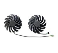 SHUAPOZ pour MSI pour GeForce RTX3050 3060 3060ti 3070 8GB pour Ventus 2X OC pour Ventilateur de Carte Graphique Wantushi PLD10010S12H(A Pair of Fans)