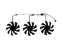 SHUAPOZ Refroidisseur de Carte Graphique ZOTAC pour RTX 2080/2080Ti pour AMP pour Gaming, lot 3 Ventilateurs, GA92S2U, DC 12 V, 0,46 A(Type A GA92S2U)