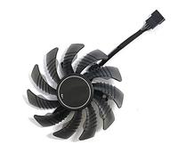 SHUAPOZ T128010SU PLD08010S12HH 78mm 4Pin pour Gigabyte pour Radeon RX 5500 5600 5700 XT Refroidissement de la Carte Graphique(Brown)