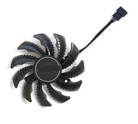 SHUAPOZ T128010SU PLD08010S12HH 78mm 4Pin pour Gigabyte pour Radeon RX 5500 5600 5700 XT Refroidissement de la Carte Graphique(Gold)