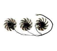 SHUAPOZ Ventilateur de Carte Graphique pour POWERCOLOR/pour DATALAND pour Radeon RX570 480 pour Rouge pour Diable