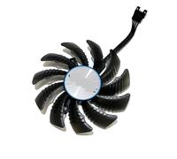 SHUAPOZ Ventilateur de Refroidissement Carte vidéo RX 6400 T128010SU PLD08010S12HH 75MM pour GIGABYTE pour Radeon 6500XT pour Eagle OC GPU(FAN-3PIN)