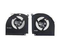 SHUAPOZ Ventilateur de Refroidissement pour processeur et Carte Graphique pour Ordinateur Portable Gigabyte F24120 DC12V 0.6A DFSCL42P06593M F24121 DFSCL42P16593M(A Pair Fan)
