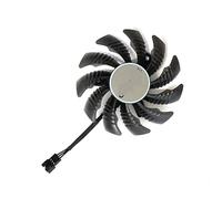 SHUAPOZ Ventilateur GPU 3 Broches PLD08010S12HH 75MM RX6500 XT pour Gigabyte pour Radeon pour Eagle pour Carte Graphique Falcon 4G(Gold)