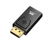 SHUBEIEUMI Adaptateur Displayport vers HDMI, résolution 4K Ultra Full HD pour écrans HDTV projecteurs, 4K Ultra Full HD 1080P, pour moniteur, projecteur, Mac, tablette