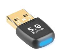 SHUBEIEUMI Dongle Bluetooth 5.4, Cle Bluetooth pour PC, Bluetooth USB pour Casque, Souris, Manette, Clavier, Imprimantes, PC, Smartphone, Tablette, avec Windows 11/10 / 8.1/7, Plug and Play