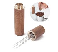 SHUBEIEUMI WDT Tool Outil de Distribution pour Expresso avec 6 Aiguilles Fines, Aiguille à Café Presso, Accessoires de Café, Expresso