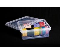 Shubh Empire Kart Boîte à bracelets à deux tiges pour femme, boîtes de rangement en plastique de grande taille, boîte à bijoux pour voyage, mariée, organisateur Chudi portable pour voyage,