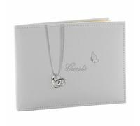 Shudehill Giftware 71144 Livre D’Invités Blanc Mariage, Album Photo Papillon