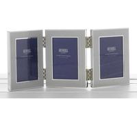 Shudehill Giftware Cadre Photo triptyque, 5,1 x 7,6 cm, 24103, Silver
