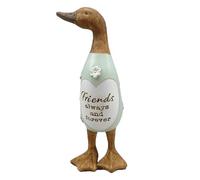 Shudehill Giftware Décoration en bois en forme de canard avec message marguerite - Pour famille, amis, tante, fille, sœur, grand-mère, grand-mère ou maman (amis)