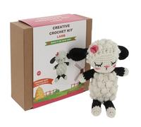 Shudehill Giftware Kit de crochet créatif pour adultes - Kit de bricolage d'agneau à faire soi-même, parfait pour les débutants, comprend tous les matériaux et instructions (français non garanti) pour